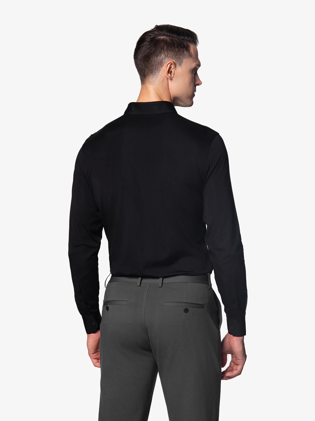 Chemise Stretch AMANY - Noir Nuit