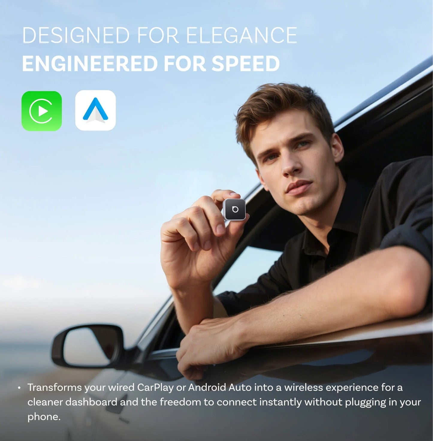 CarPlay & Android Auto sans fil ultra-compact