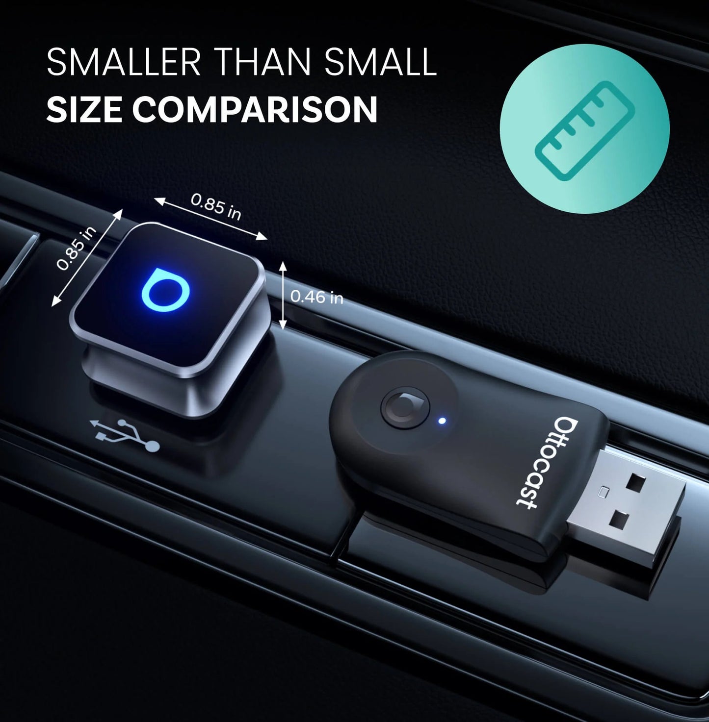 CarPlay & Android Auto sans fil ultra-compact