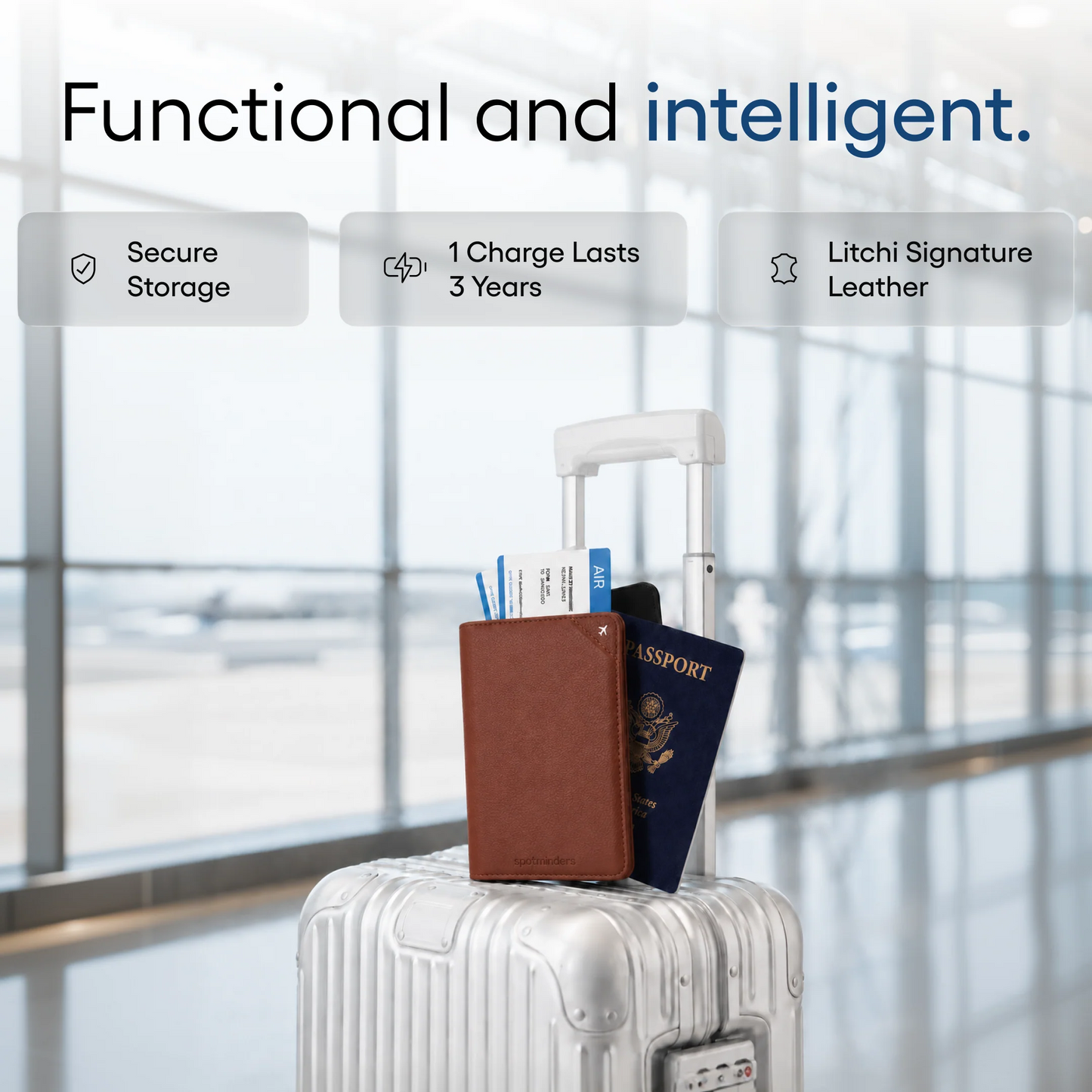 Porte-Passeport Trackable NaviCard™