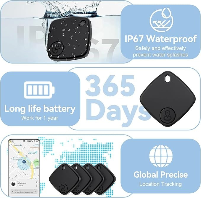 Pack 4 Trackers Bleutooth NAVICARD™