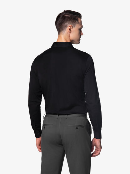 Chemise Stretch AMANY - Noir Nuit