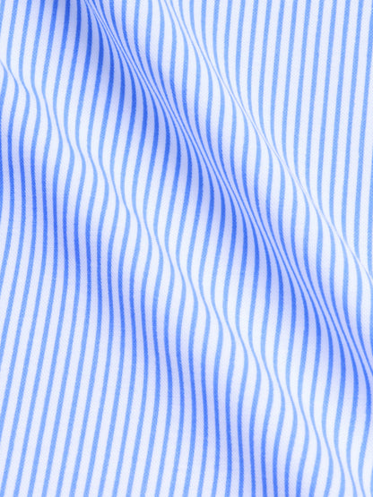Chemise Stretch AMANY  - Bleu Rayé